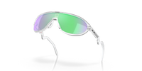 Oakley CMDN Sunglass Matte Clear Frame / Prizm Road Jade Lens