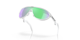 Oakley CMDN Sunglass Matte Clear Frame / Prizm Road Jade Lens
