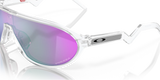 Oakley CMDN Sunglass Matte Clear Frame / Prizm Road Jade Lens
