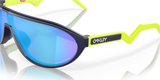 Oakley CMDN Sunglass Matte Navy Frame / Prizm Sapphire Lens Low Bridge Fit