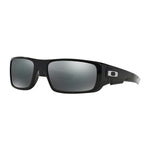 Oakley Crankshaft Sunglass Polished Black Frame / Black Iridium Lenses