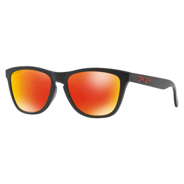 Oakley Frogskins Sunglasses Matte Black Frame/ Prizm Ruby Lens