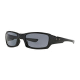 Oakley Fives Squared Sunglasses Polished Black Frame/ Grey Lens