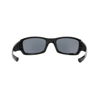 Oakley Fives Squared Sunglasses Polished Black Frame/ Grey Lens