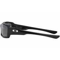 Oakley Fives Squared Sunglasses Polished Black Frame/ Black Iridium Polarized Lens