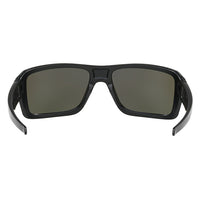 Oakley Double Edge Sunglass Matte Black Frame/ Dark Grey Lenses