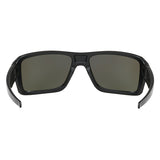Oakley Double Edge Sunglass Matte Black Frame/ Dark Grey Lenses