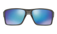 Oakley Double Edge Sunglass Grey Smoke Frame/ Prizm Sapphire Polarized Lenses