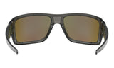 Oakley Double Edge Sunglass Grey Smoke Frame/ Prizm Sapphire Polarized Lenses