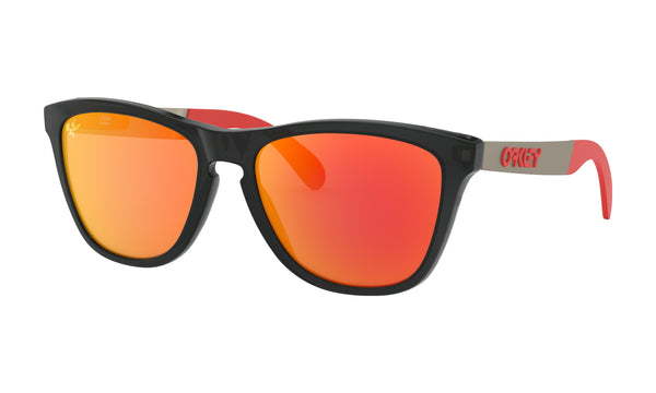 Oakley Frogskins Mix Sunglasses Moto GP Matte Black Ink Frame/ Prizm Ruby Lens