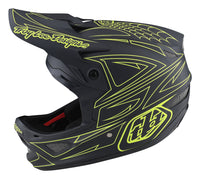 Troy Lee Designs D3 FiberLite SPIDERSTRIPE Bicycle Helmet