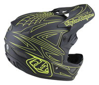 Troy Lee Designs D3 FiberLite SPIDERSTRIPE Bicycle Helmet