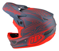 Troy Lee Designs D3 FiberLite SPIDERSTRIPE Bicycle Helmet