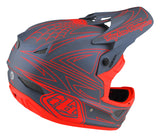 Troy Lee Designs D3 FiberLite SPIDERSTRIPE Bicycle Helmet